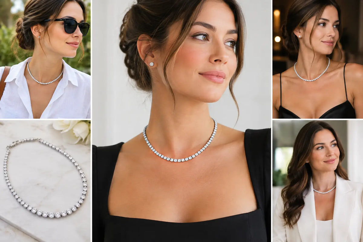 How to Style a Tennis Necklace for Every Occasion