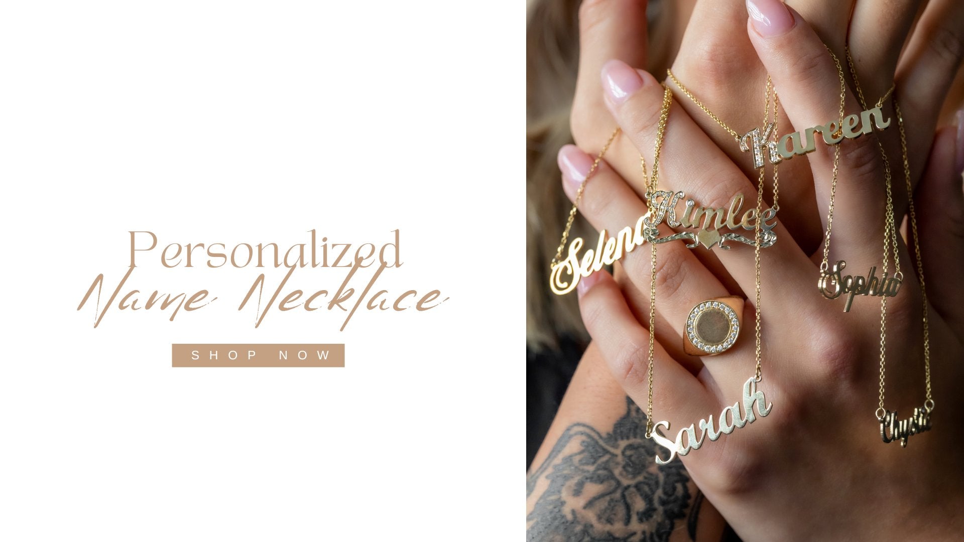 Gold Name Necklaces