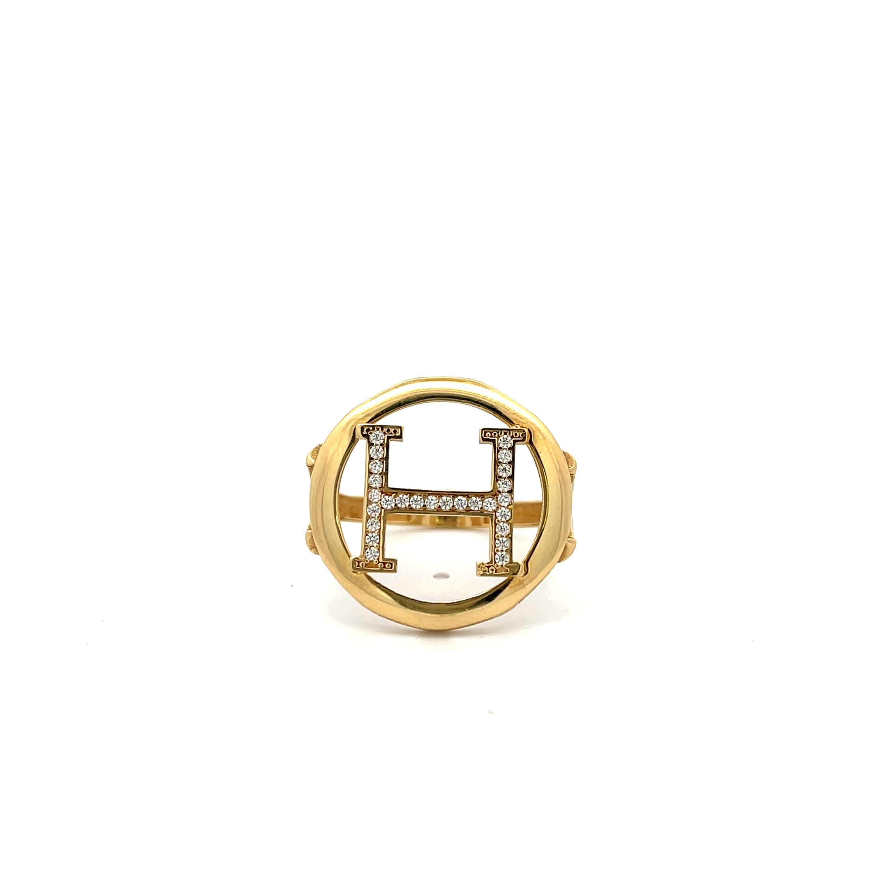 18K Gold Cubic zirconia Woman ring H