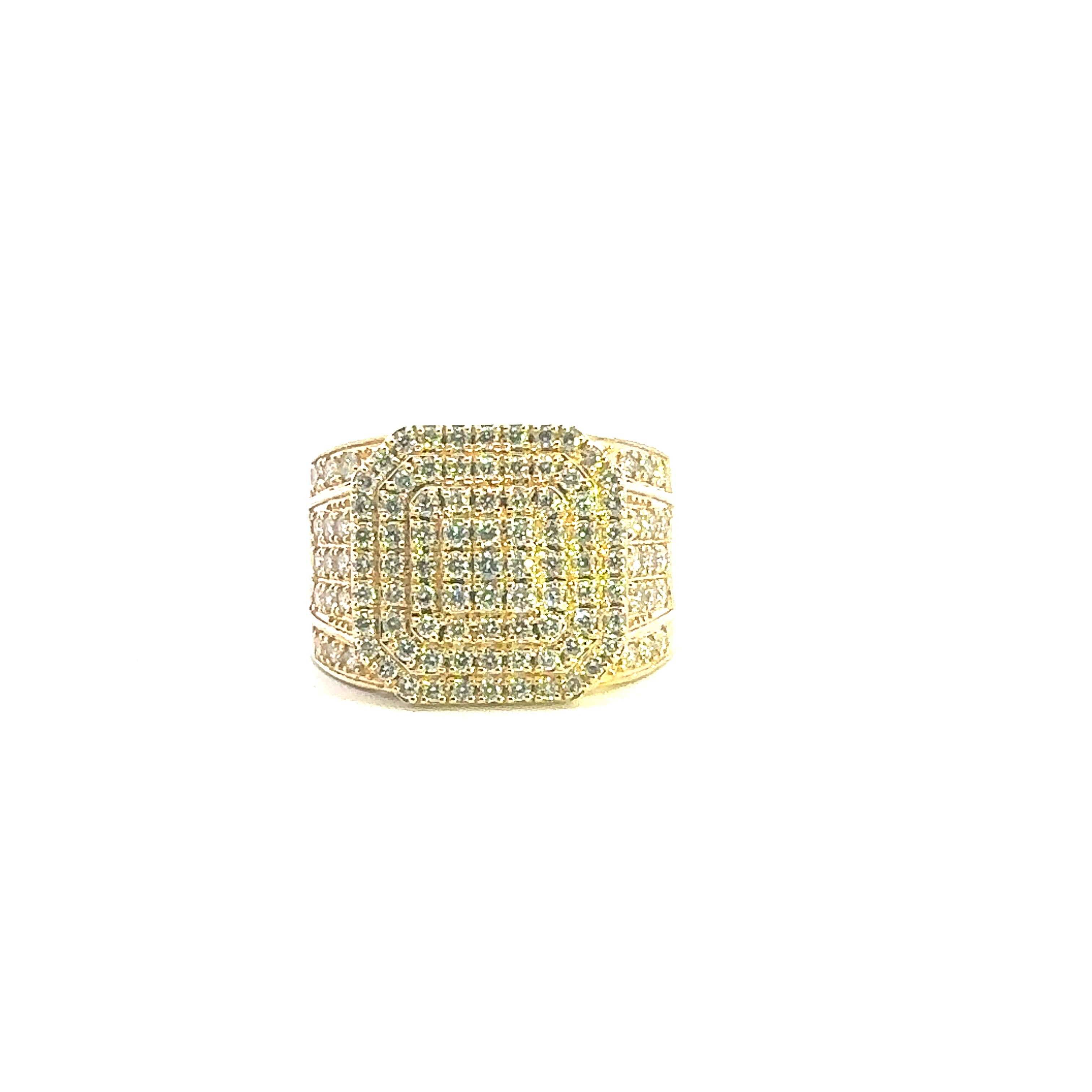 Rick Men Diamond Gold Ring