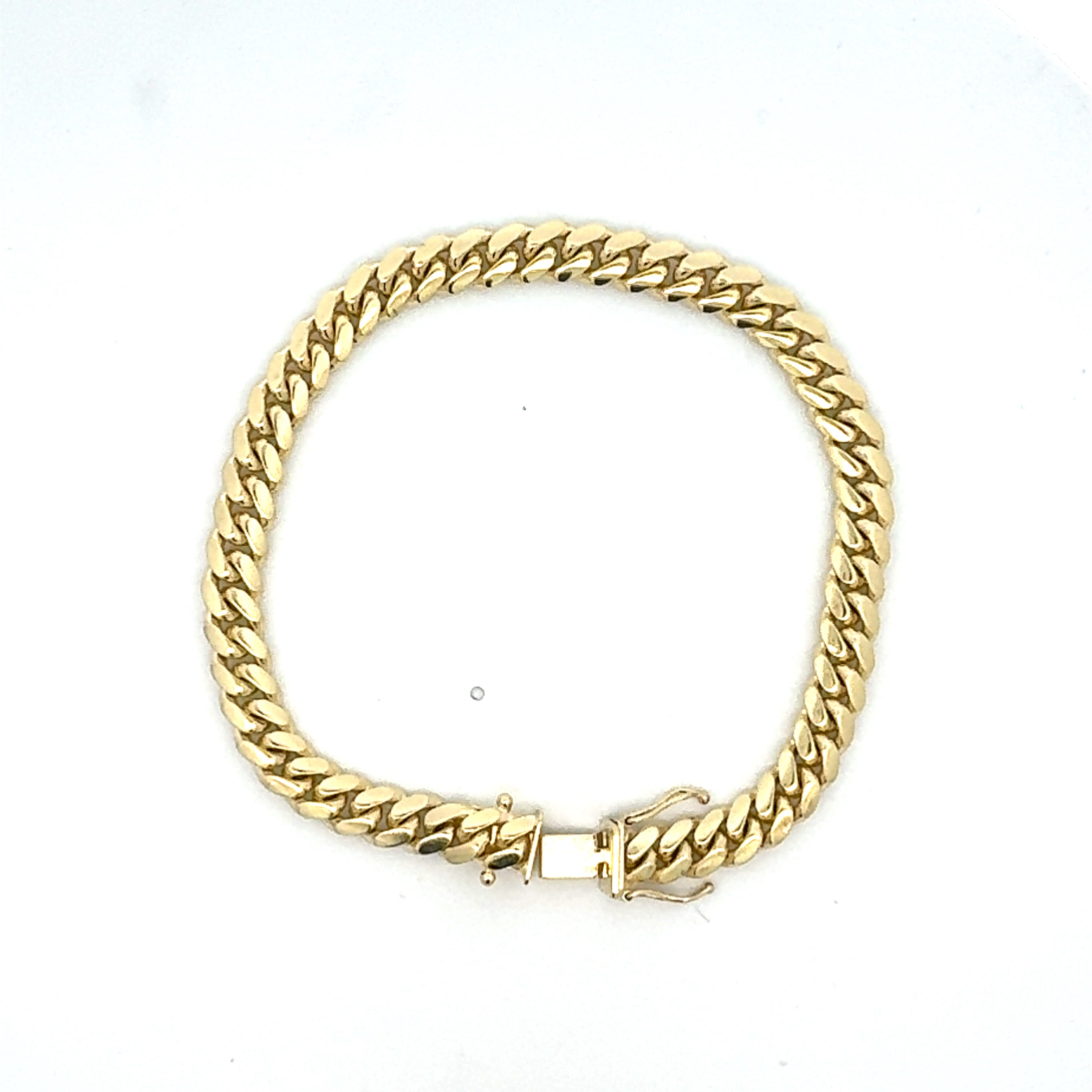 Solid Gold Cuban Bracelet 7mm