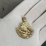 Mexican Coat of Arms 10k Gold Pendant