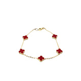 Bracelets Mini 5 Trèfles en or 10 carats