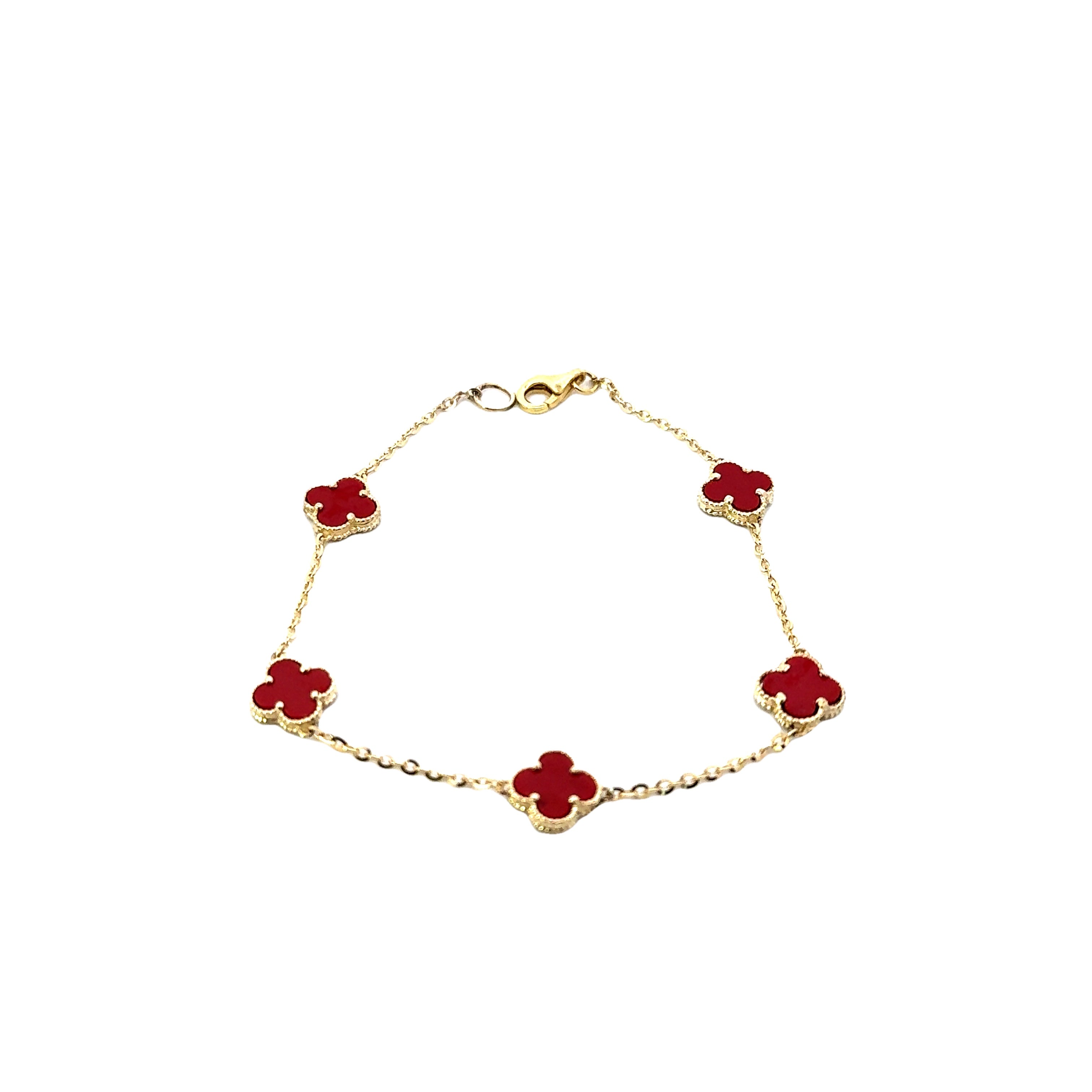 Bracelets Mini 5 Trèfles en or 10 carats