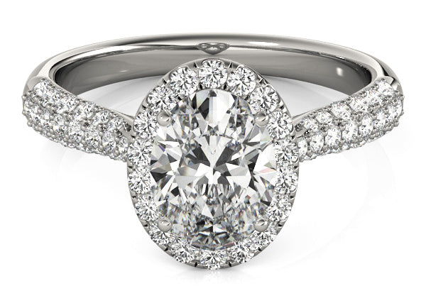 Oval Cut Engagement Ring- Anabelle