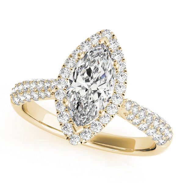 Marquise Cut Engagement Ring- Anabelle