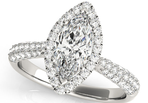 Marquise Cut Engagement Ring- Anabelle