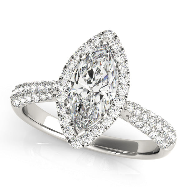 Marquise Cut Engagement Ring- Anabelle