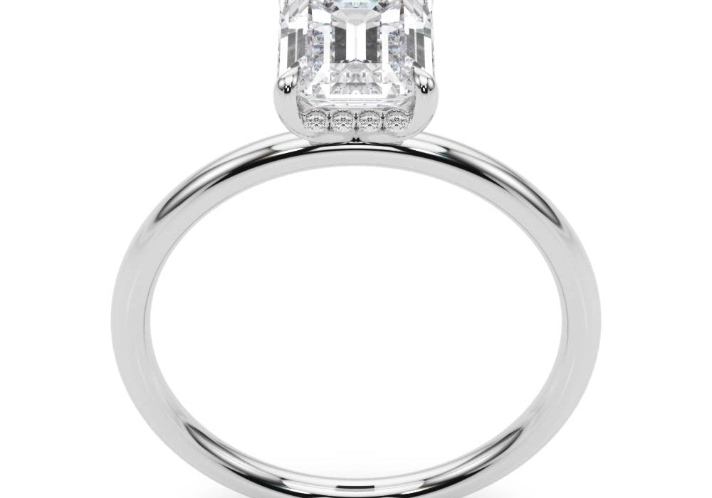 Emerald Cut Engagement Ring- Mia