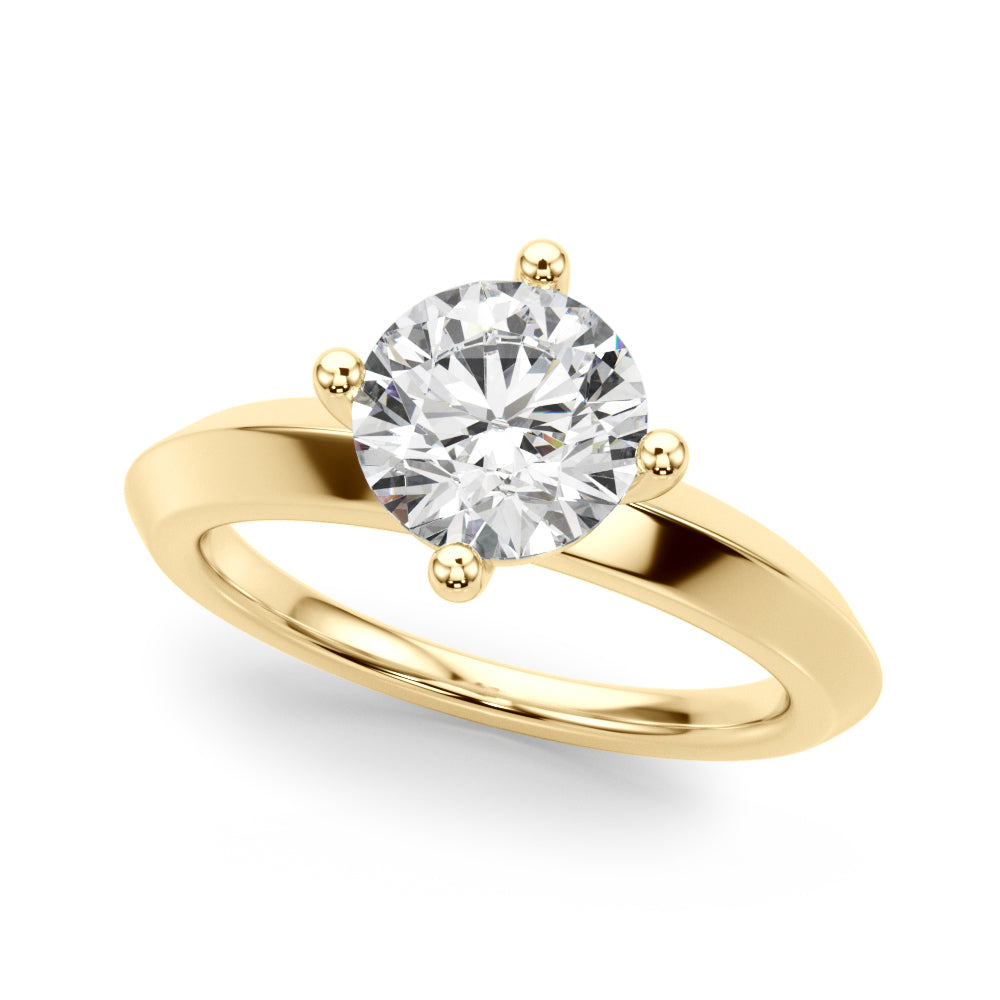 Round Brilliant Cut Engagement Ring- Magalie