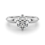 Round Brilliant Cut Engagement Ring- Magalie