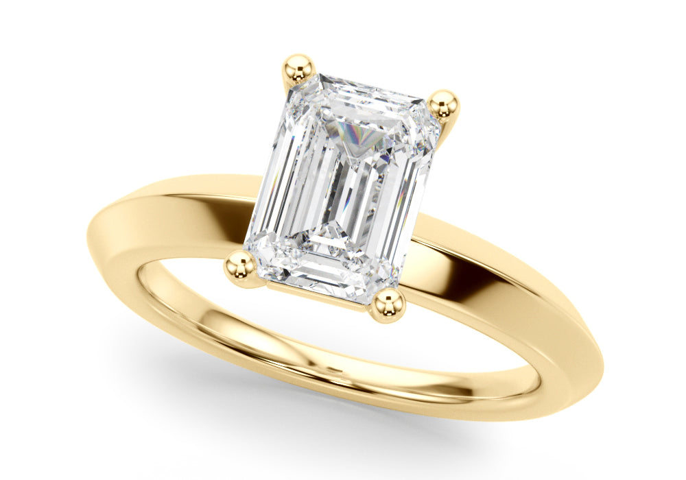 Emerald Cut Engagement Ring- Magalie