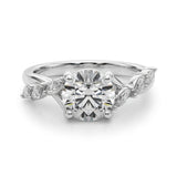Round Brilliant Shape Diamond Engagement Ring- Marki