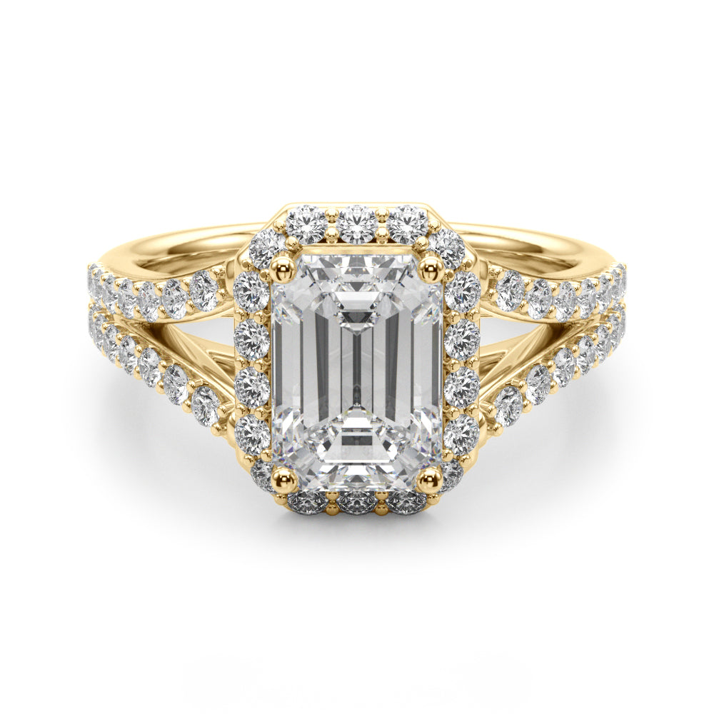 Emerald Cut Engagement Ring- Maya