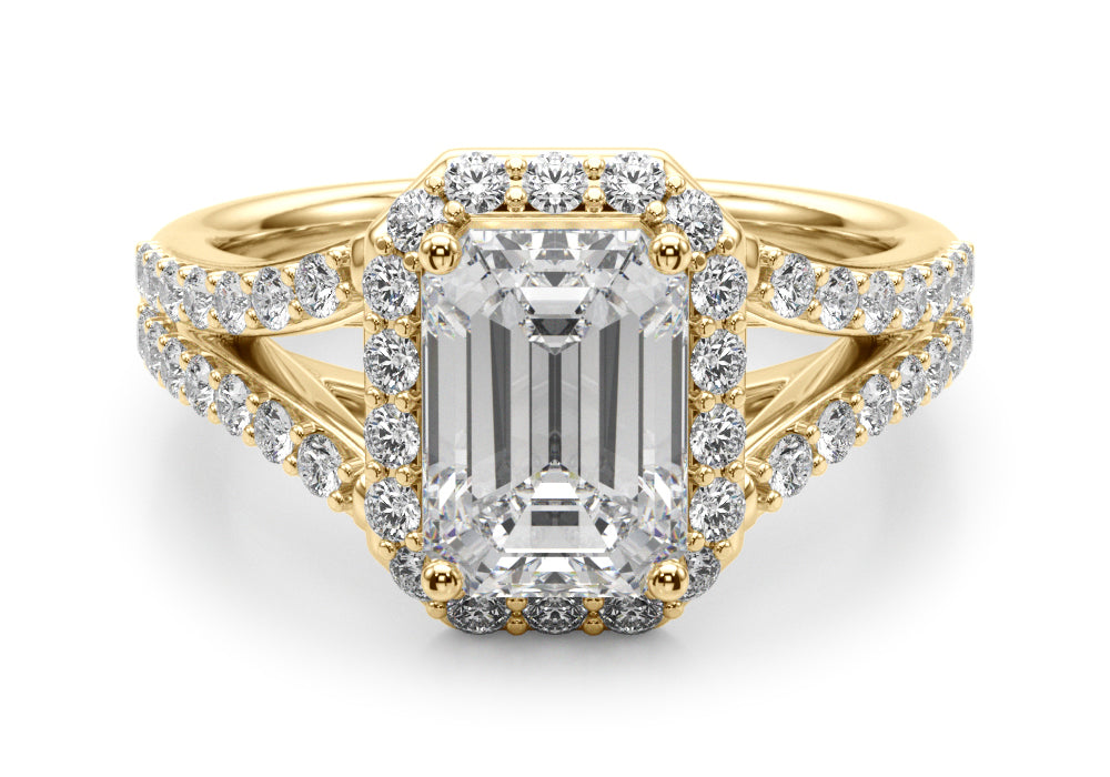 Emerald Cut Engagement Ring- Maya