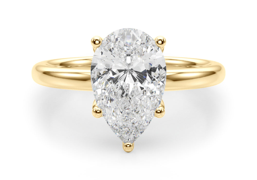 Pear Shape Engagement Ring - Fiora