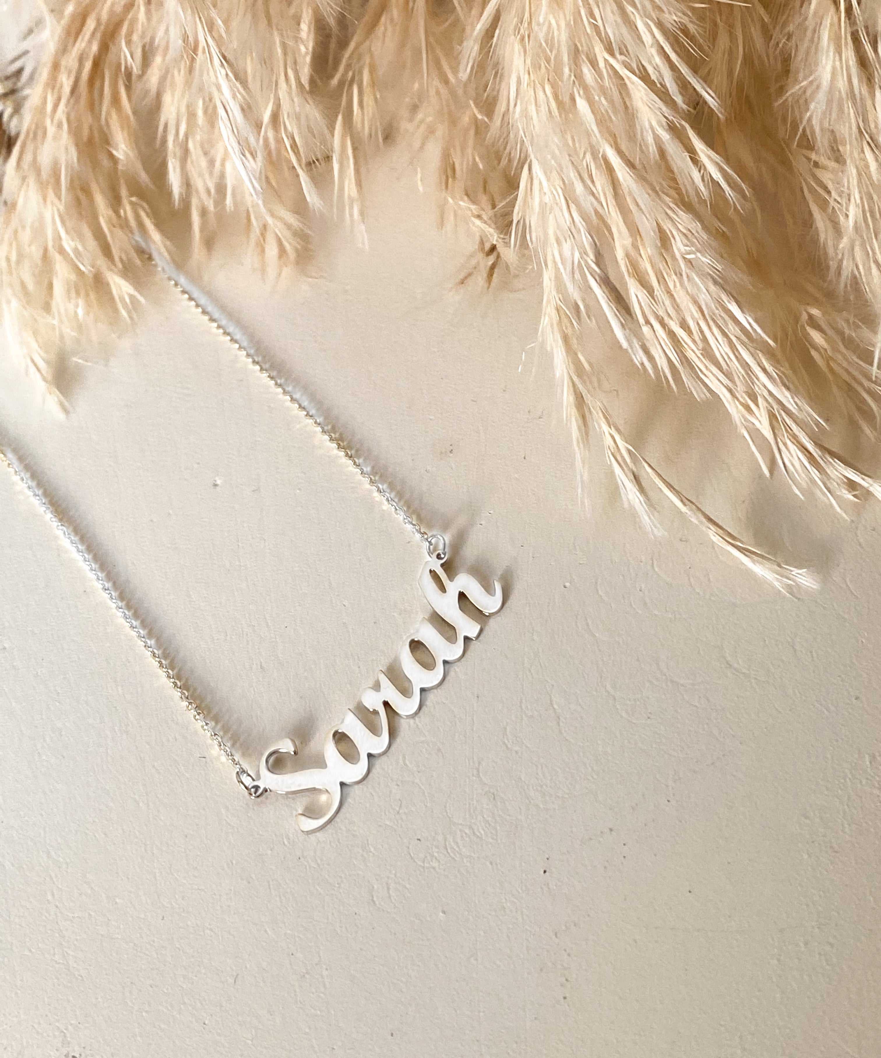 Cutie Name Necklace Silver