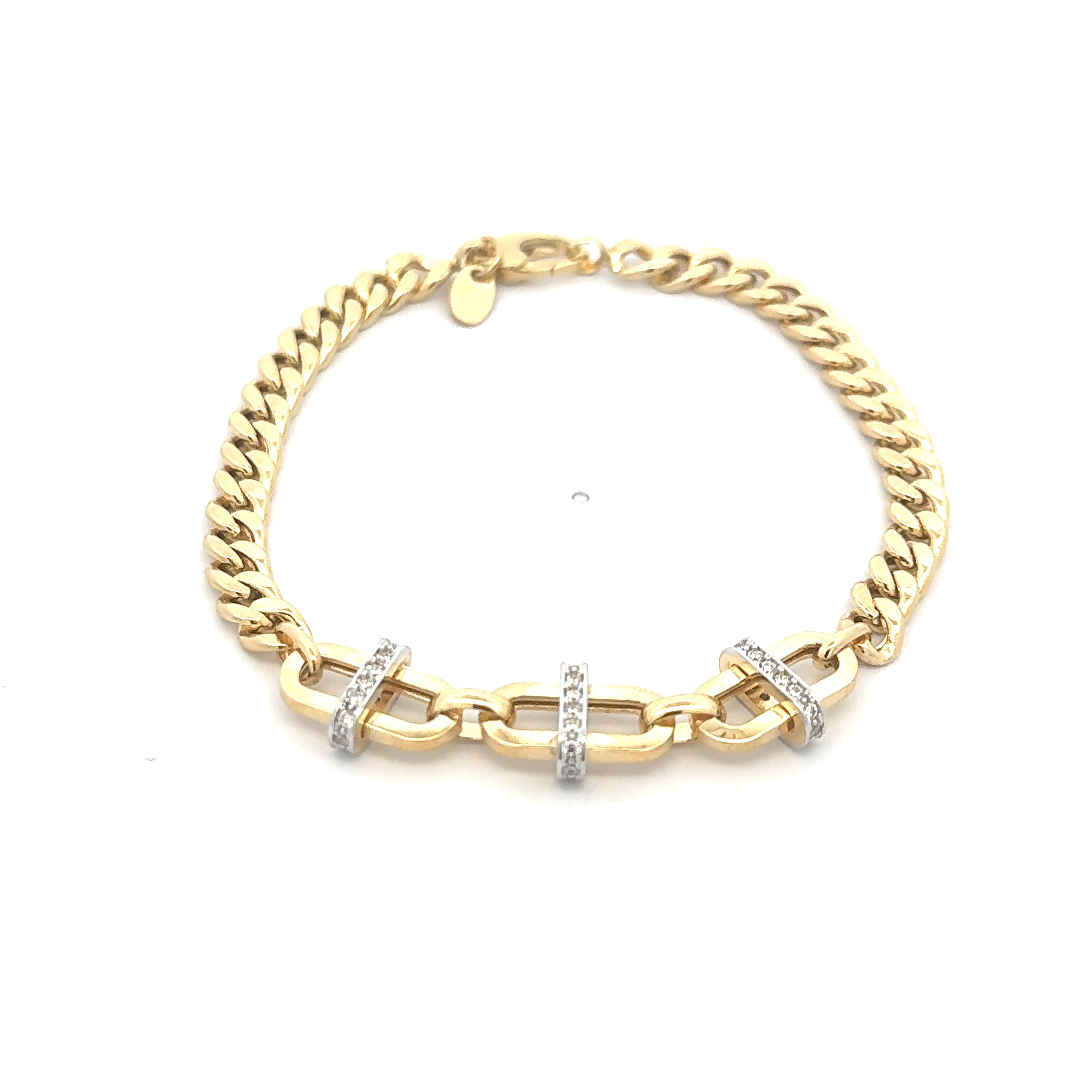 Mikala Cz ladies 10K Gold bracelet