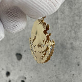 Mexican Coat of Arms 10k Gold Pendant