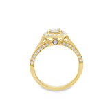 Elegant Cluster Diamond Ring-Simona
