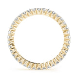 Alliance dorée en forme ronde -Matte et fine