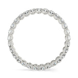 Round Shape Eternity Gold Band -Mat-U Slim