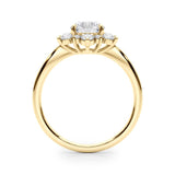 Round Brilliant Cut Engagement Ring- Floria