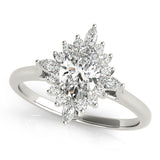 Oval Cut Engagement Ring- Floria
