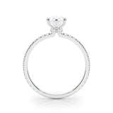 Pear Shape Diamond Engagement Ring- Omega