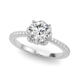 Round Brilliant Cut Engagement Ring- Ana