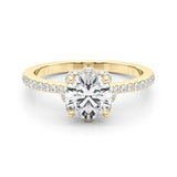 Round Brilliant Cut Engagement Ring- Ana