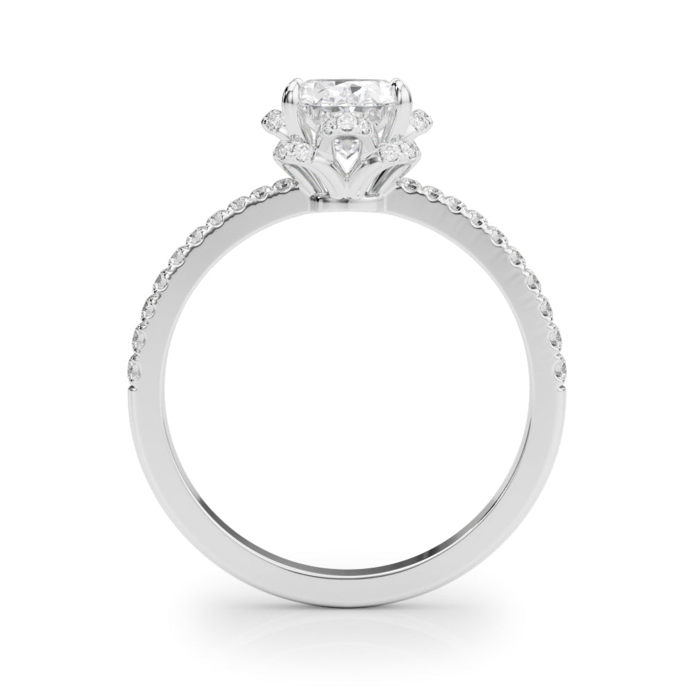 Oval Cut Engagement Ring- Ana