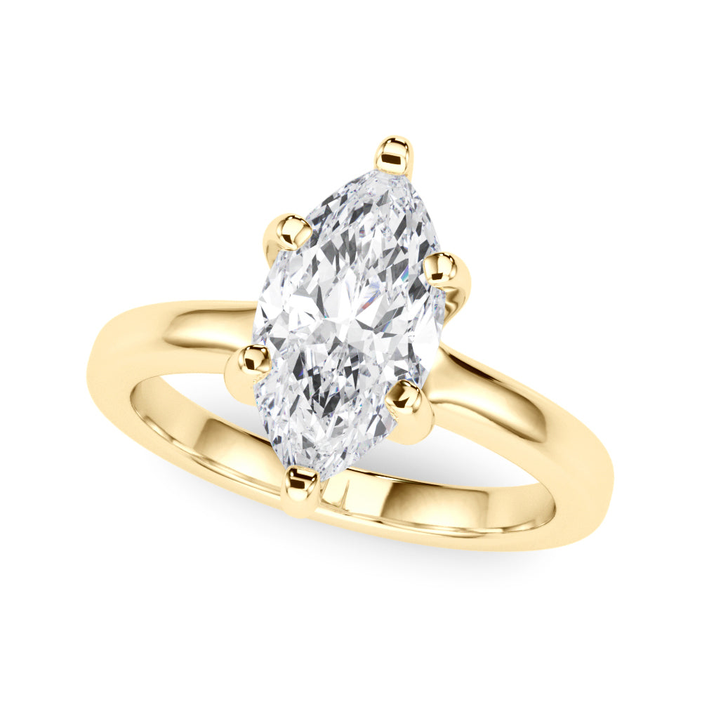 Marquise Cut Engagement Ring- Magalie