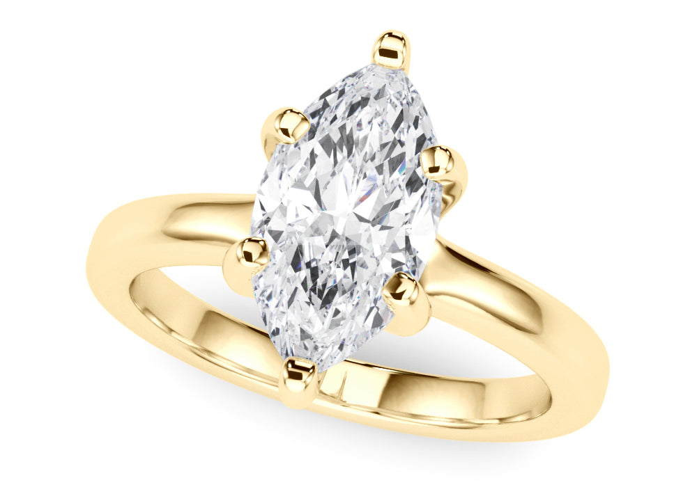 Marquise Cut Engagement Ring- Magalie