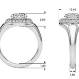 Round Brilliant Shape Engagement Ring- Olivia