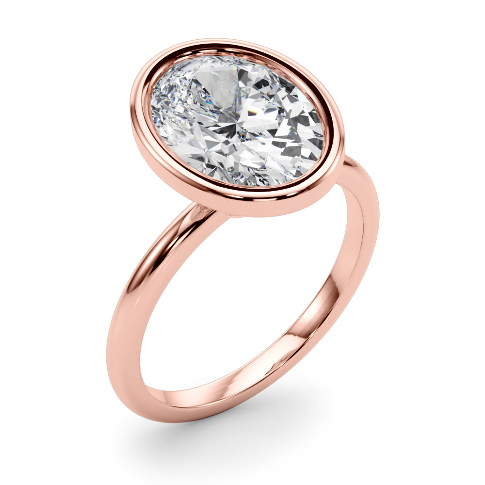 Bague de fiançailles ovale - Stoica 