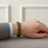 S.STEEL GOLD-IP LINKED BRACELET