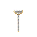 Radiant Shape Diamond Solitaire Miranda Ring