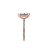 Radiant Shape Diamond Solitaire Miranda Ring