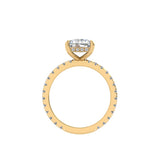 Radiant Shape Diamond Solitaire Miranda Ring