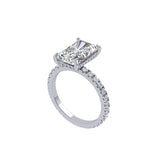 Radiant Shape Diamond Solitaire Miranda Ring
