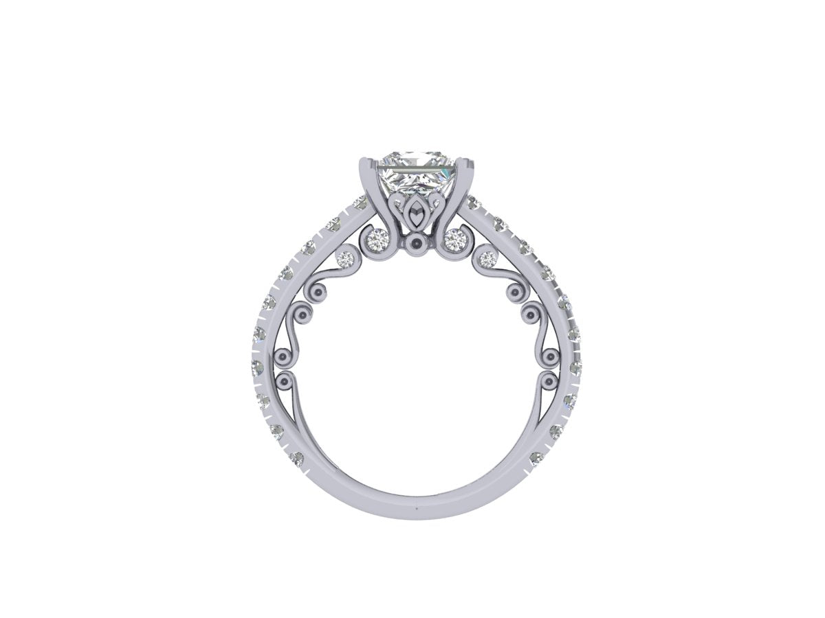 Princess Diamond Karla solitaire Ring