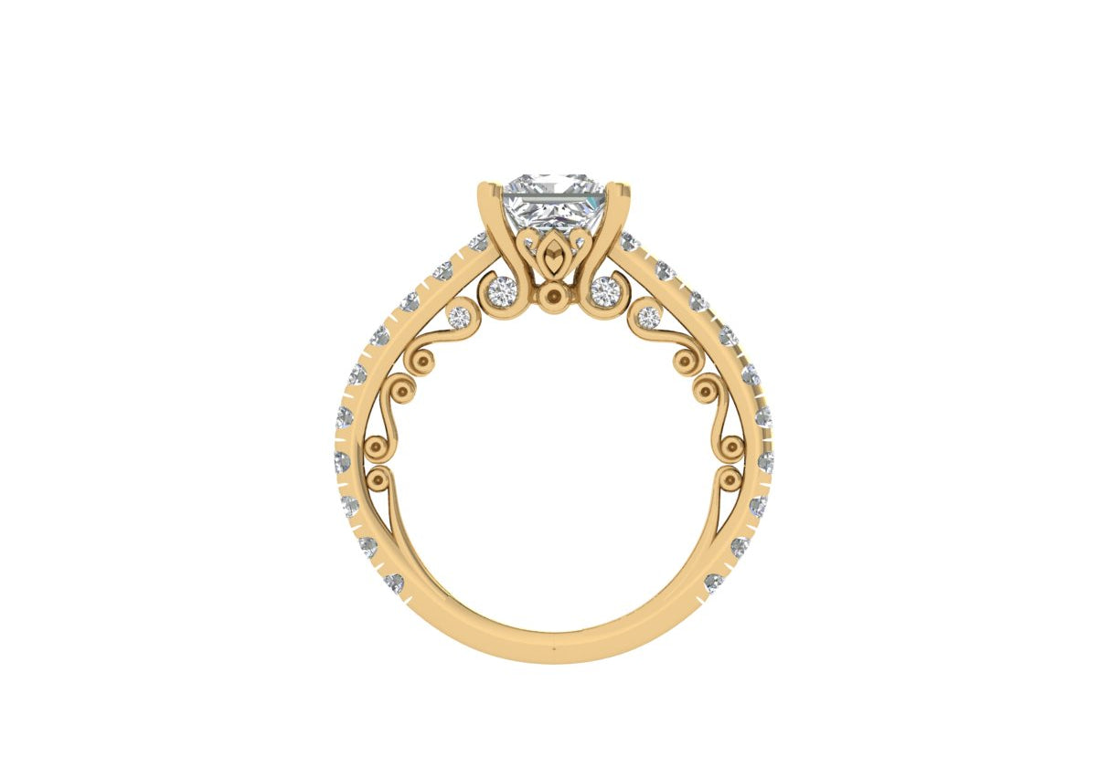 Princess Diamond Karla solitaire Ring