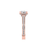 Round  Shape Diamond Solitaire Sparkle Ring