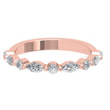 14K Oval Hidden Halo Diamond Engagement Ring-Joanna