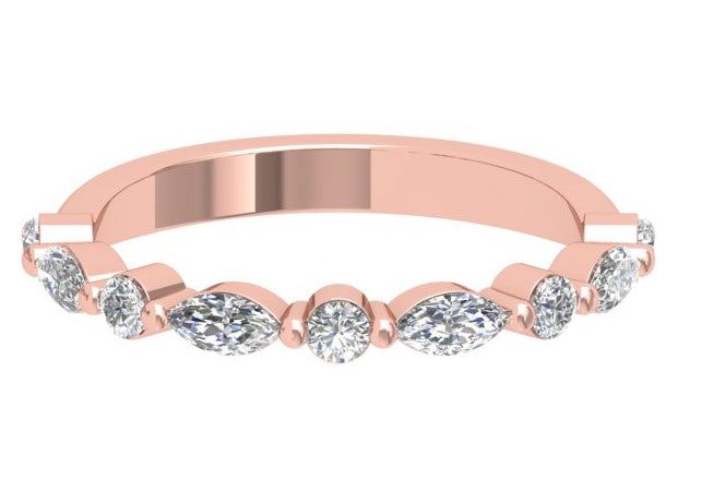 14K Oval Hidden Halo Diamond Engagement Ring-Joanna