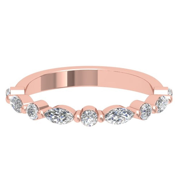 14K Oval Hidden Halo Diamond Engagement Ring-Joanna