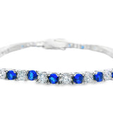 Blue Bracelet Silver S925-02