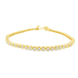 Diamond Bezel Tennis Bracelet -  1.6CARAT