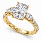 Bague à diamants poire et ovales — BeJolie Éclat